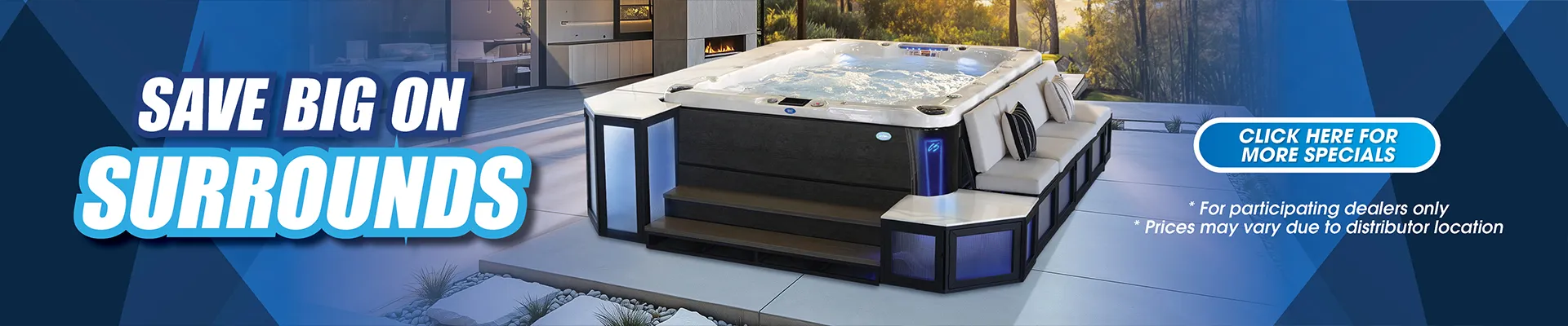 Calspas hot tub being used in a family setting - Lafayette